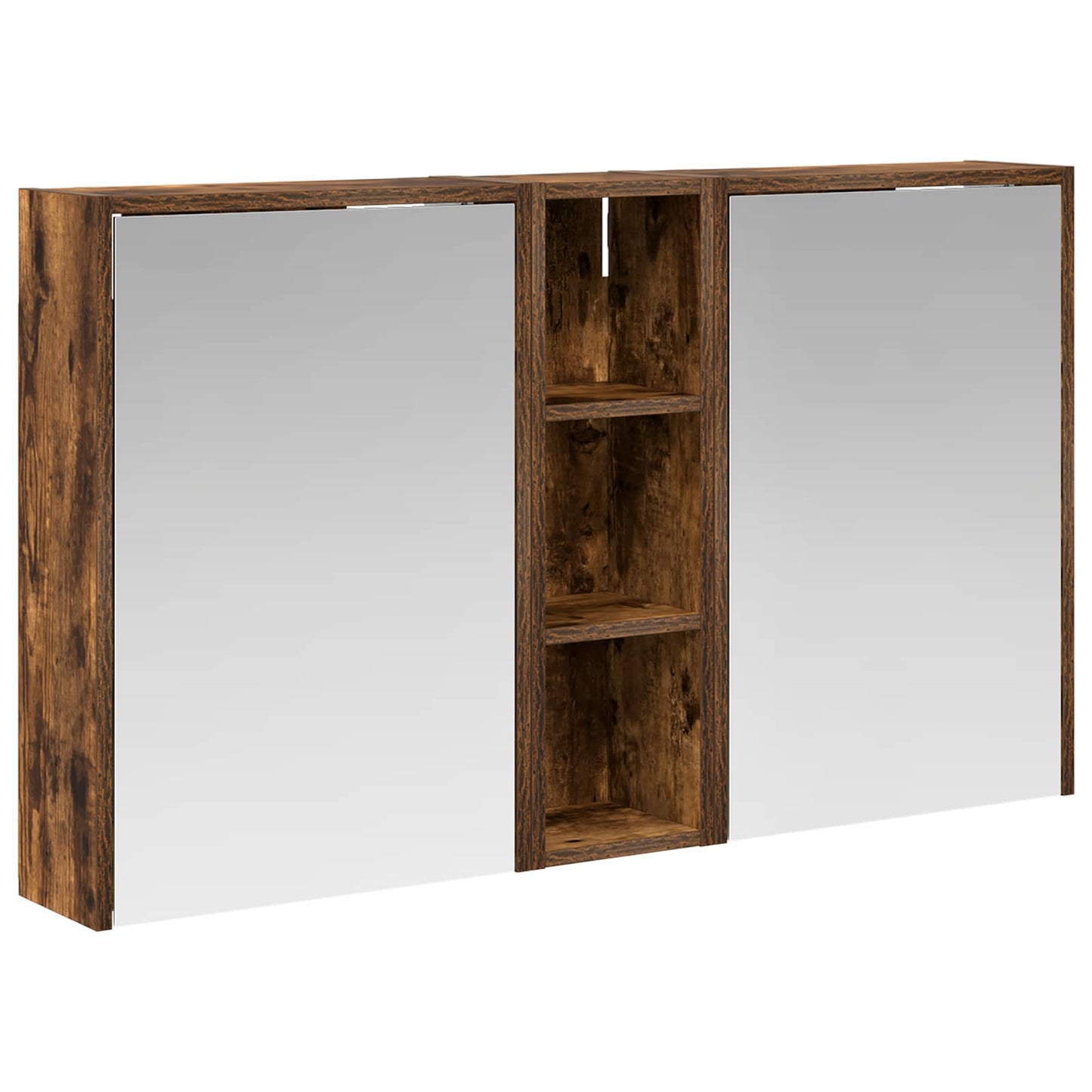 Badkamerkastenset voor 3 pcs 106 x 16 x 62,5 cm Bewerkt hout is nu te koop bij PeponiXL, paradijselijk wonen!
