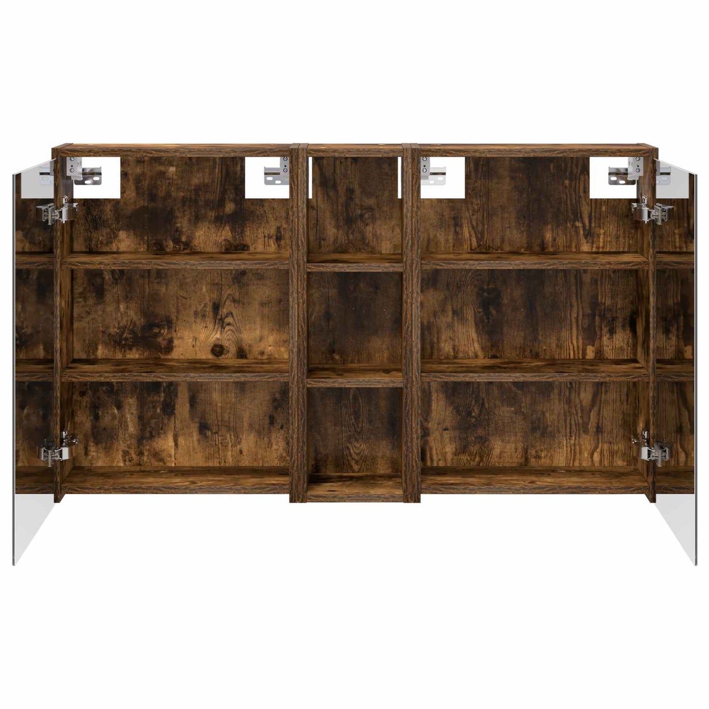 Badkamerkastenset voor 3 pcs 106 x 16 x 62,5 cm Bewerkt hout is nu te koop bij PeponiXL, paradijselijk wonen!