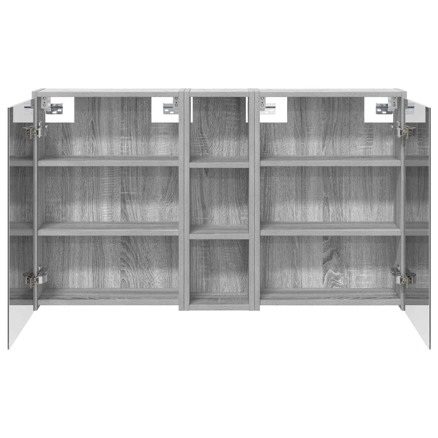 Badkamerkastenset voor 3 pcs 106 x 16 x 62,5 cm Bewerkt hout is nu te koop bij PeponiXL, paradijselijk wonen!