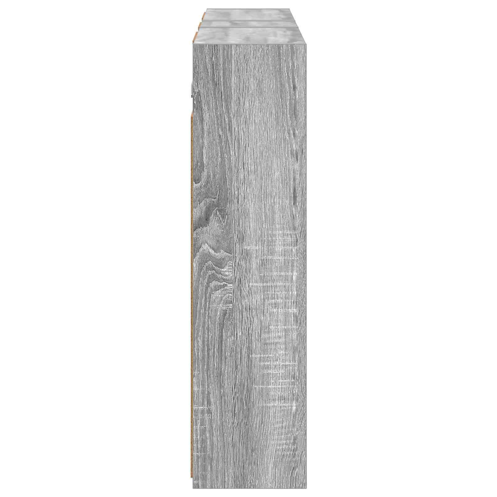 Badkamerkastenset voor 3 pcs 106 x 16 x 62,5 cm Bewerkt hout is nu te koop bij PeponiXL, paradijselijk wonen!