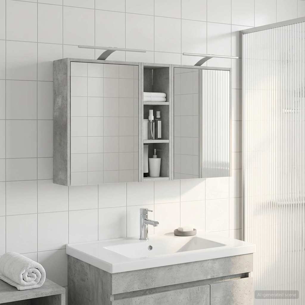 Badkamerkastenset voor 3 pcs 106 x 16 x 62,5 cm Bewerkt hout is nu te koop bij PeponiXL, paradijselijk wonen!