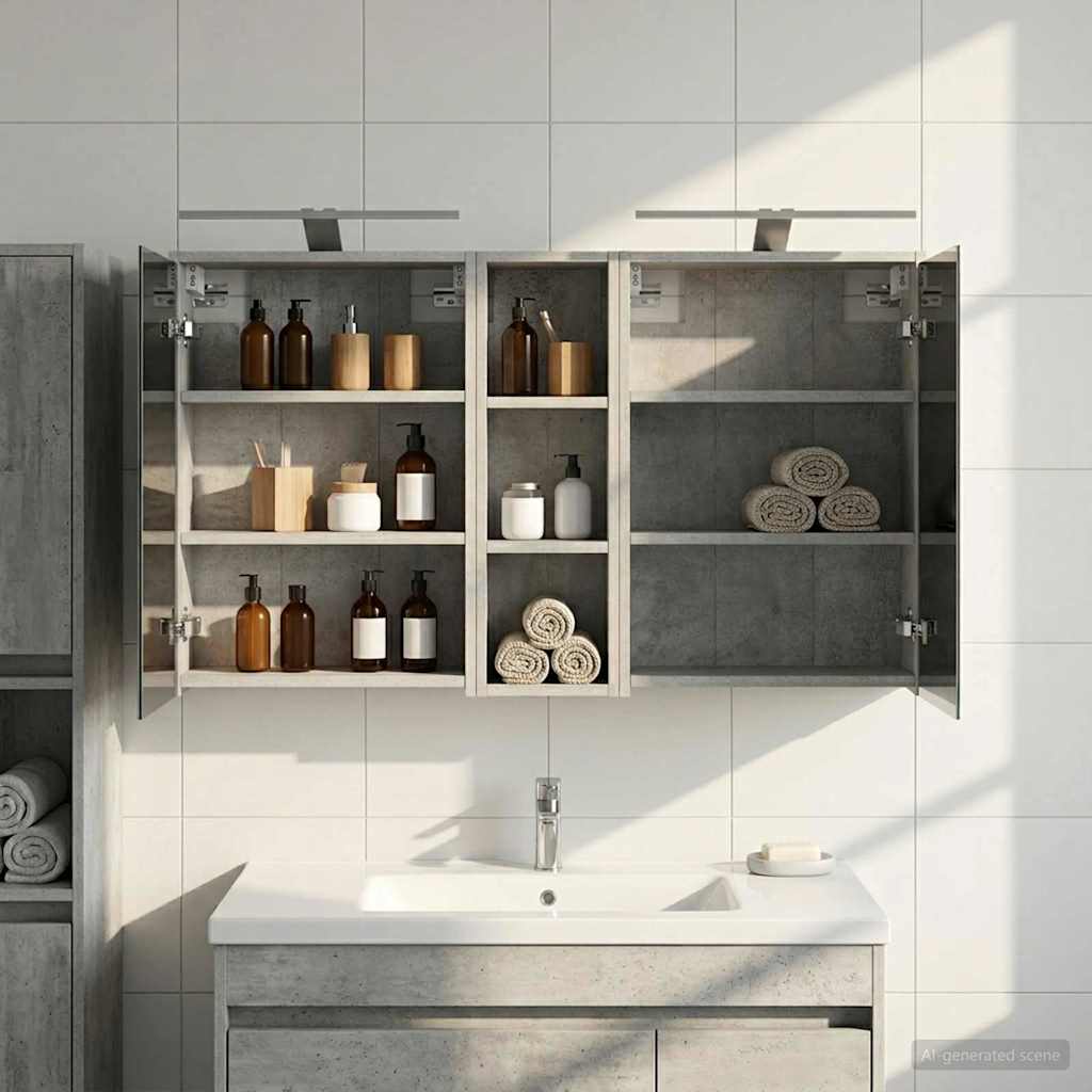 Badkamerkastenset voor 3 pcs 106 x 16 x 62,5 cm Bewerkt hout is nu te koop bij PeponiXL, paradijselijk wonen!
