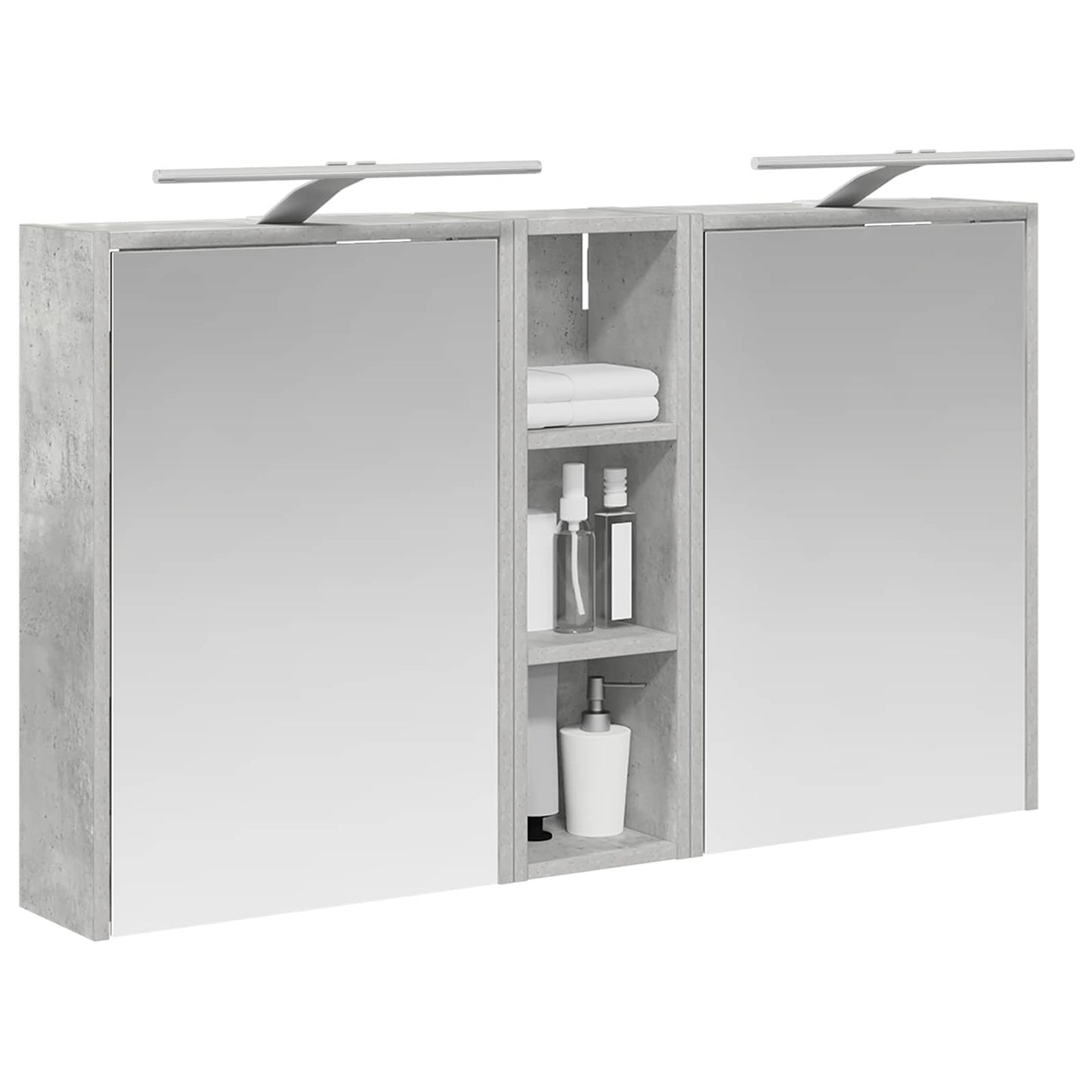 Badkamerkastenset voor 3 pcs 106 x 16 x 62,5 cm Bewerkt hout is nu te koop bij PeponiXL, paradijselijk wonen!
