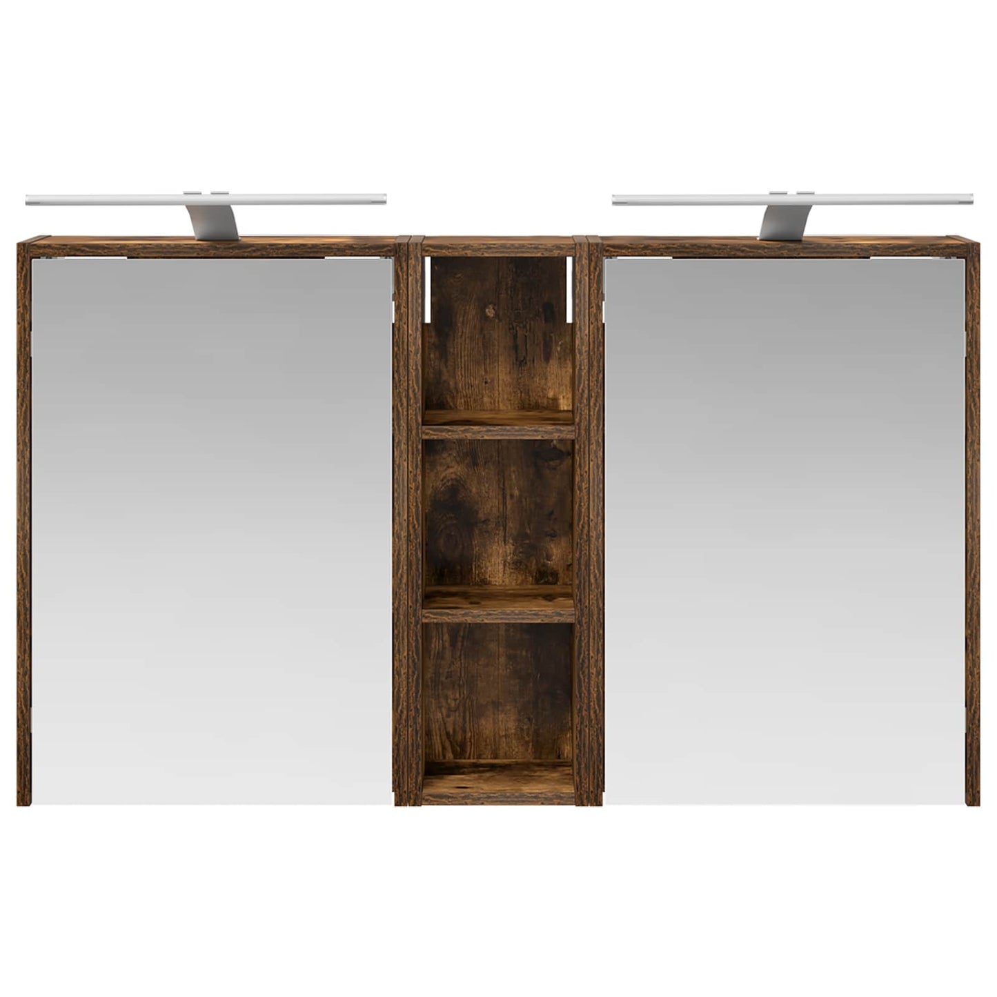 Badkamerkastenset voor 3 pcs 106 x 16 x 62,5 cm Bewerkt hout is nu te koop bij PeponiXL, paradijselijk wonen!