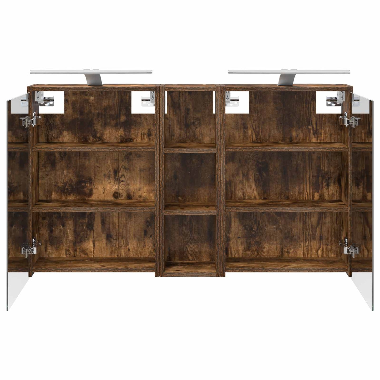 Badkamerkastenset voor 3 pcs 106 x 16 x 62,5 cm Bewerkt hout is nu te koop bij PeponiXL, paradijselijk wonen!