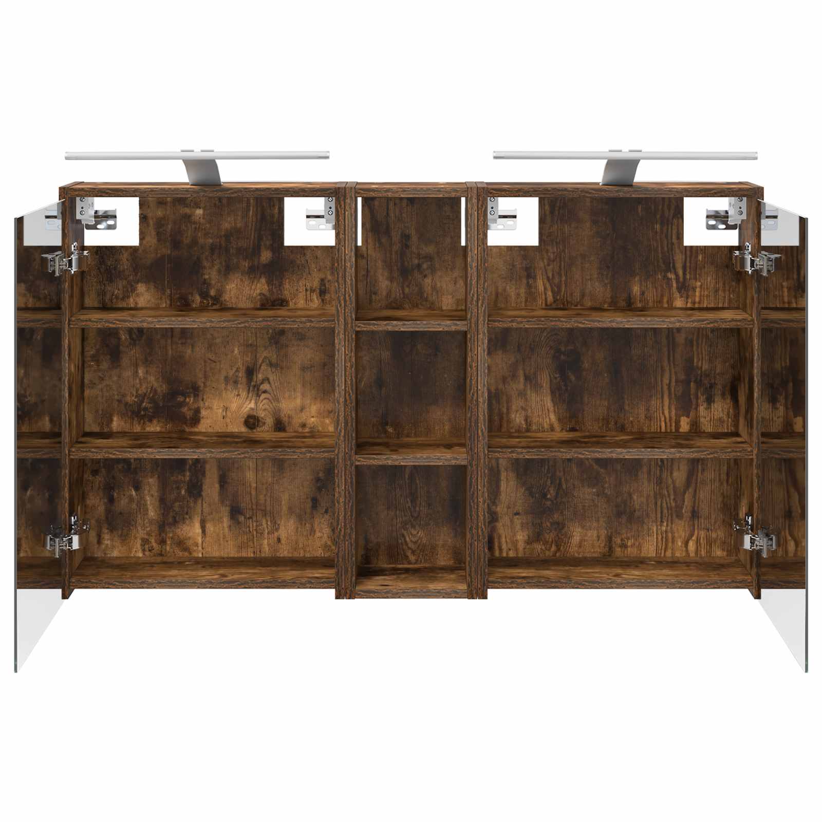 Badkamerkastenset voor 3 pcs 106 x 16 x 62,5 cm Bewerkt hout is nu te koop bij PeponiXL, paradijselijk wonen!