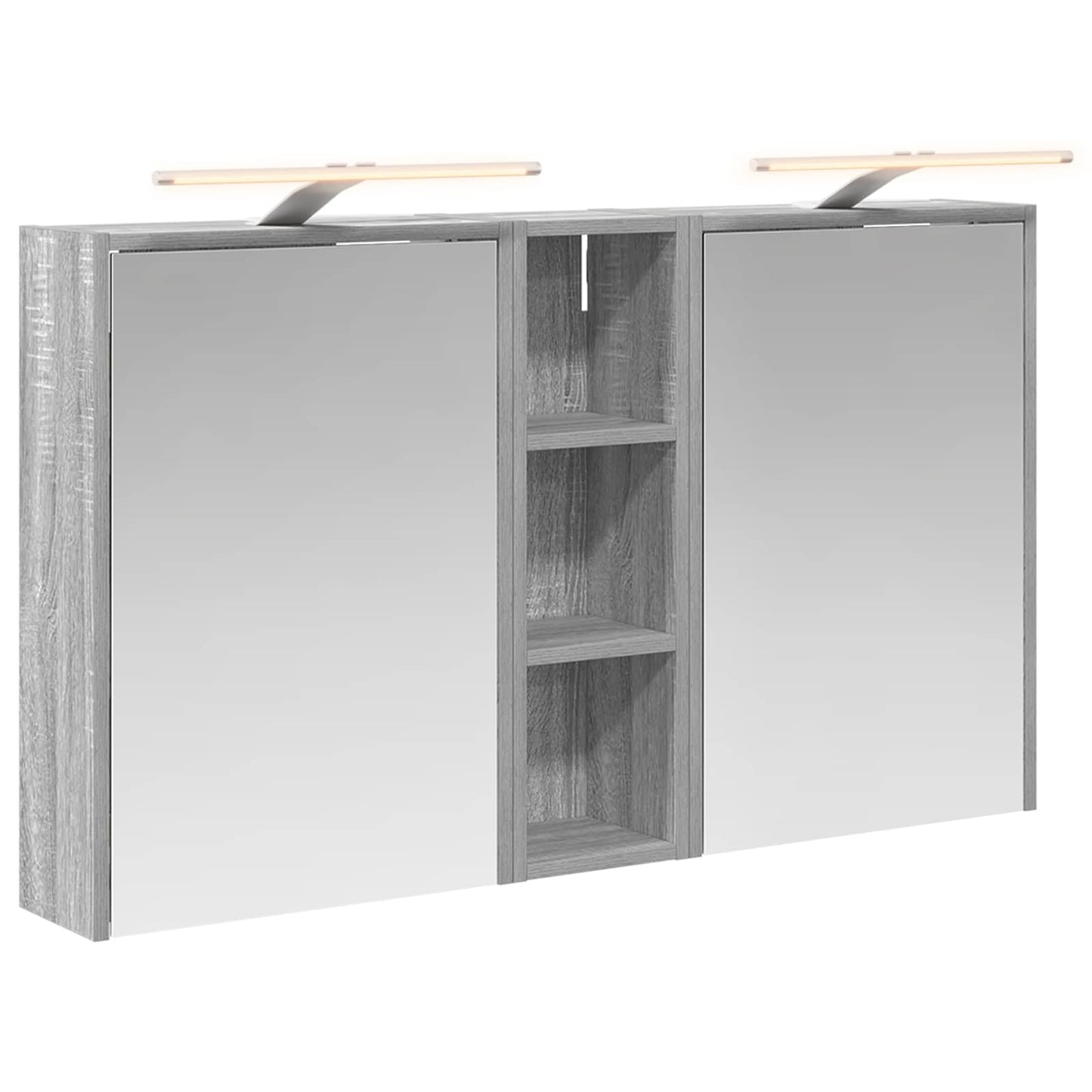 Badkamerkastenset voor 3 pcs 106 x 16 x 62,5 cm Bewerkt hout is nu te koop bij PeponiXL, paradijselijk wonen!