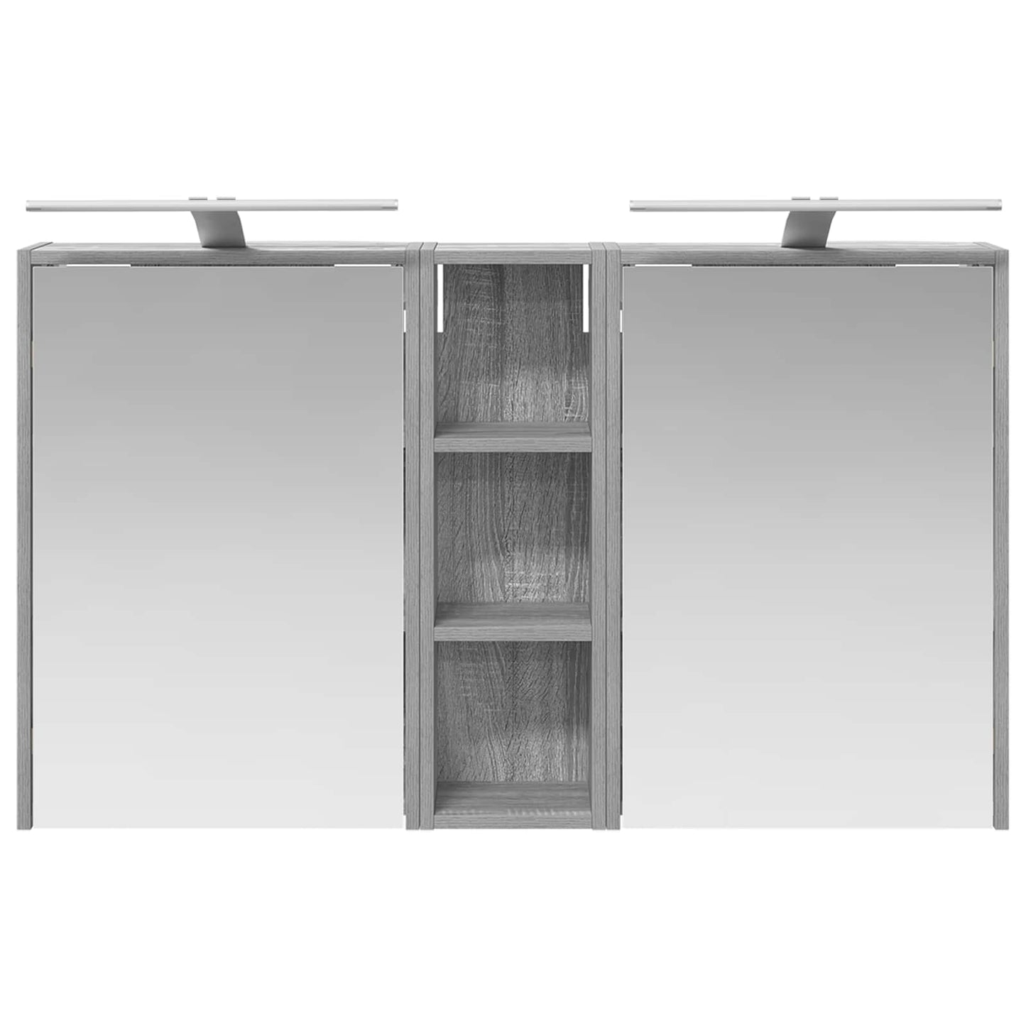 Badkamerkastenset voor 3 pcs 106 x 16 x 62,5 cm Bewerkt hout is nu te koop bij PeponiXL, paradijselijk wonen!