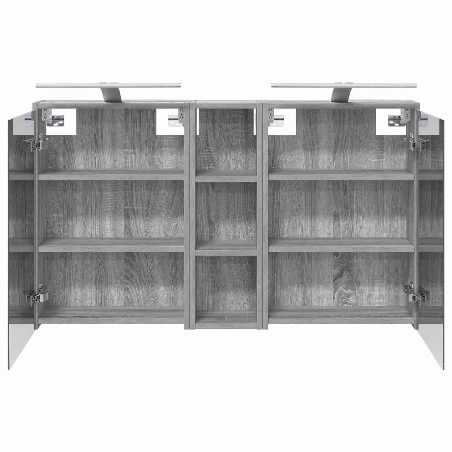 Badkamerkastenset voor 3 pcs 106 x 16 x 62,5 cm Bewerkt hout is nu te koop bij PeponiXL, paradijselijk wonen!