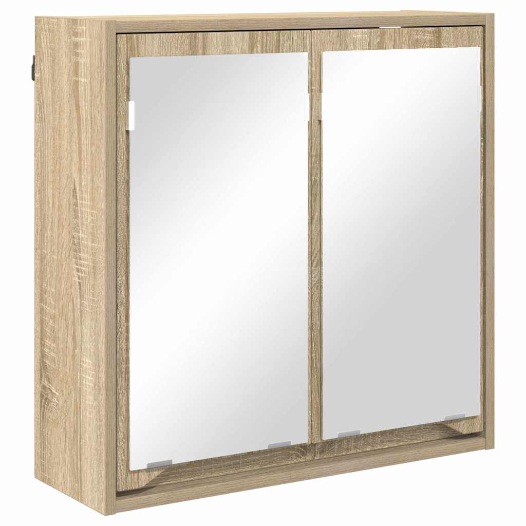 Badkamermeubelset met lade 3 pcs Sonoma Eiken Bewerkt hout is nu te koop bij PeponiXL, paradijselijk wonen!
