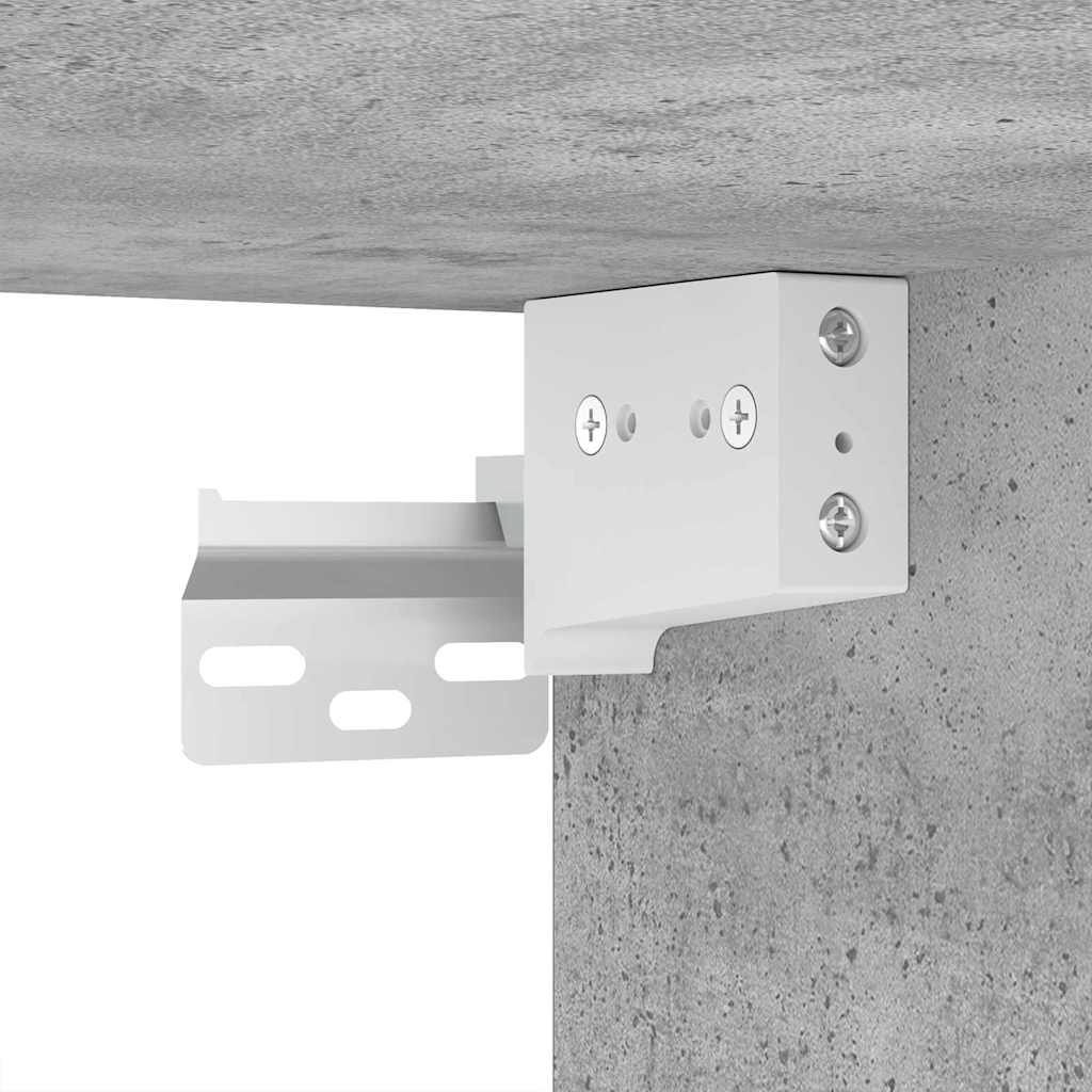 Badkamermeubelset met lade 3 pcs Beton Grijs Bewerkt hout is nu te koop bij PeponiXL, paradijselijk wonen!