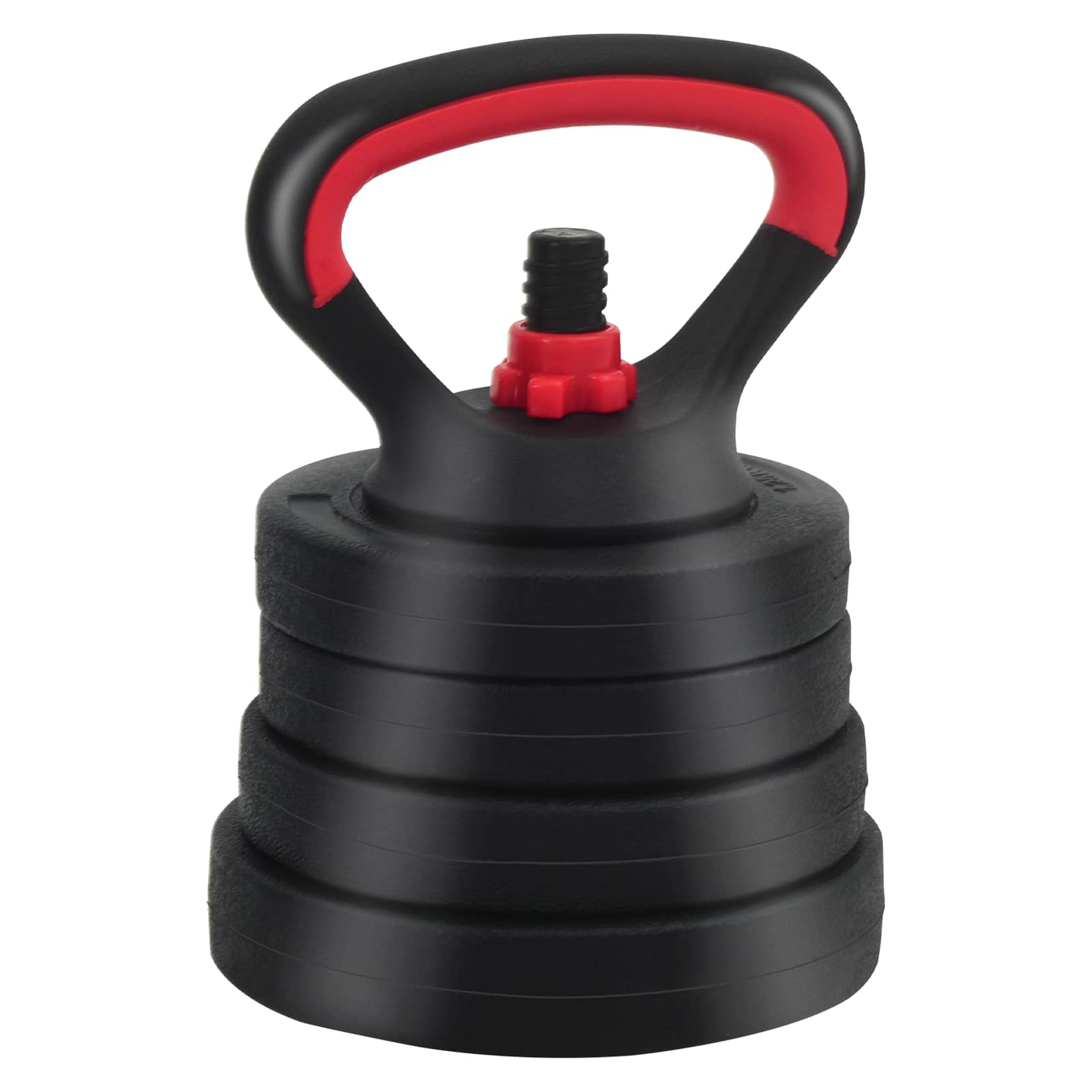 4-in-1 Halterset 30kg Zwart en Rood Cement en ijzeren zand is nu te koop bij PeponiXL, paradijselijk wonen!