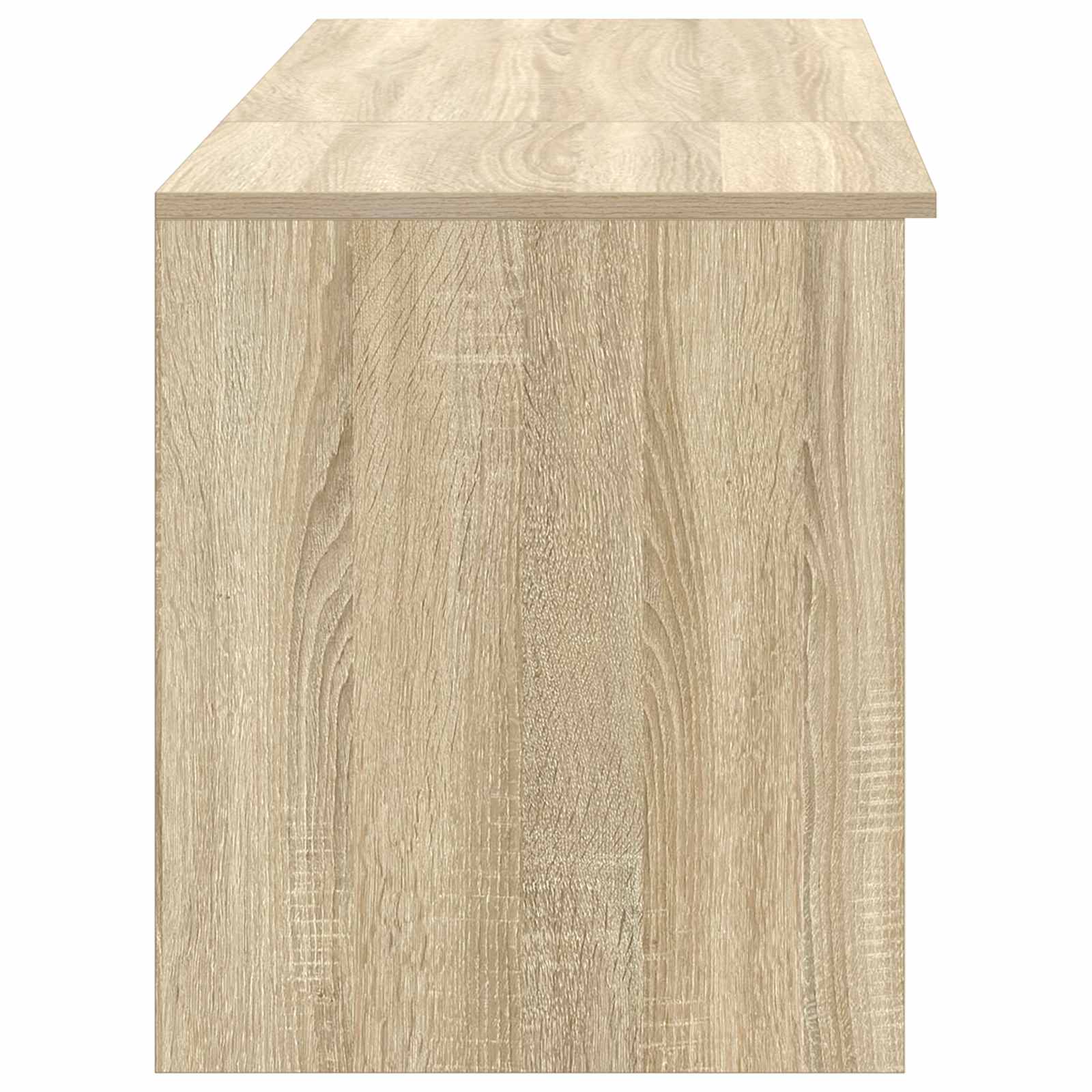 Badkamermeubelset 2 pcs Sonoma Eiken Bewerkt hout is nu te koop bij PeponiXL, paradijselijk wonen!