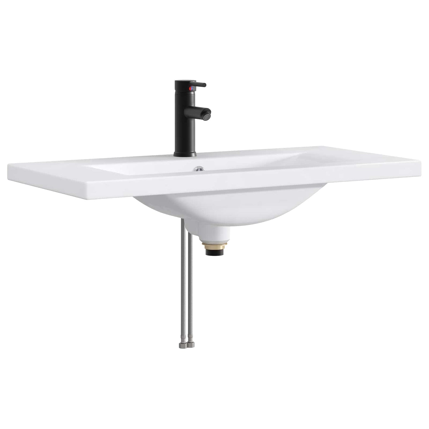 Badkamermeubelset Wit 78,5 x 37,5 x 81 cm Bewerkt hout