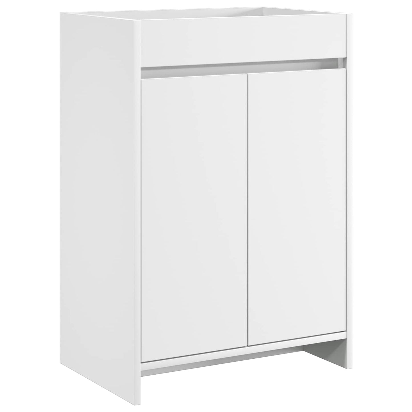 Badkamermeubelset Wit 61 x 40 x 84,5 cm Bewerkt hout is nu te koop bij PeponiXL, paradijselijk wonen!