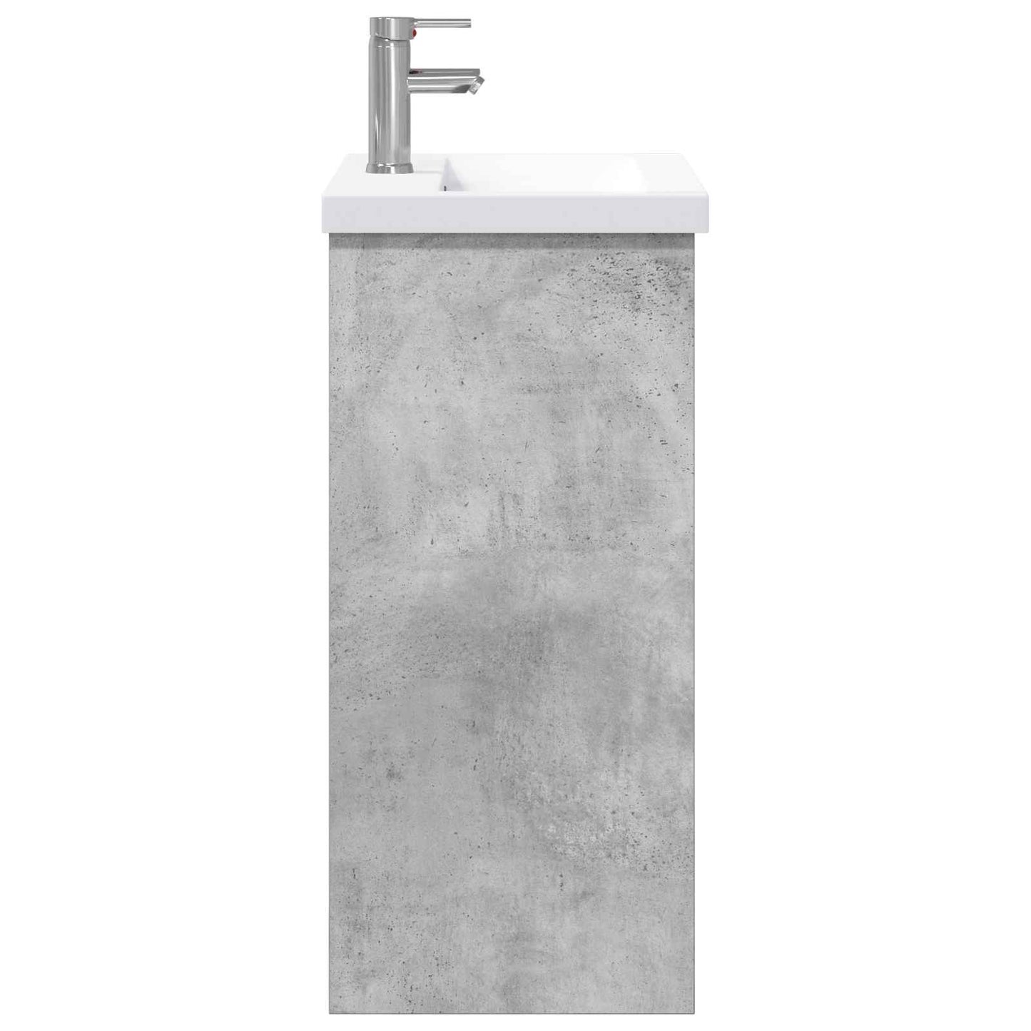 Badkamermeubelset Betongrijs 61 x 40 x 84,5 cm Bewerkt hout is nu te koop bij PeponiXL, paradijselijk wonen!