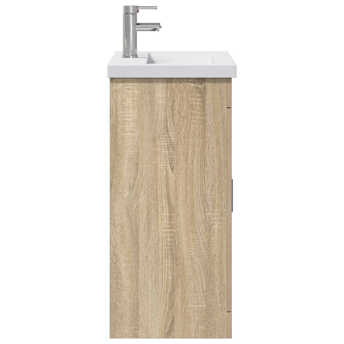 Badkamermeubelset Sonoma Eiken 61 x 40 x 84,5 cm Bewerkt hout is nu te koop bij PeponiXL, paradijselijk wonen!