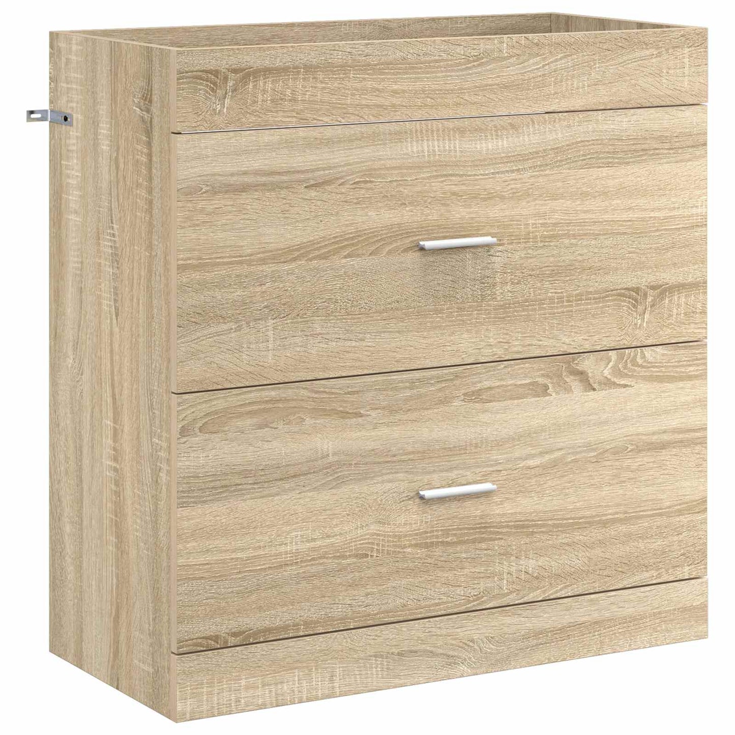 Badkamermeubelset Sonoma Eiken 81 x 40 x 84,5 cm Bewerkt hout is nu te koop bij PeponiXL, paradijselijk wonen!