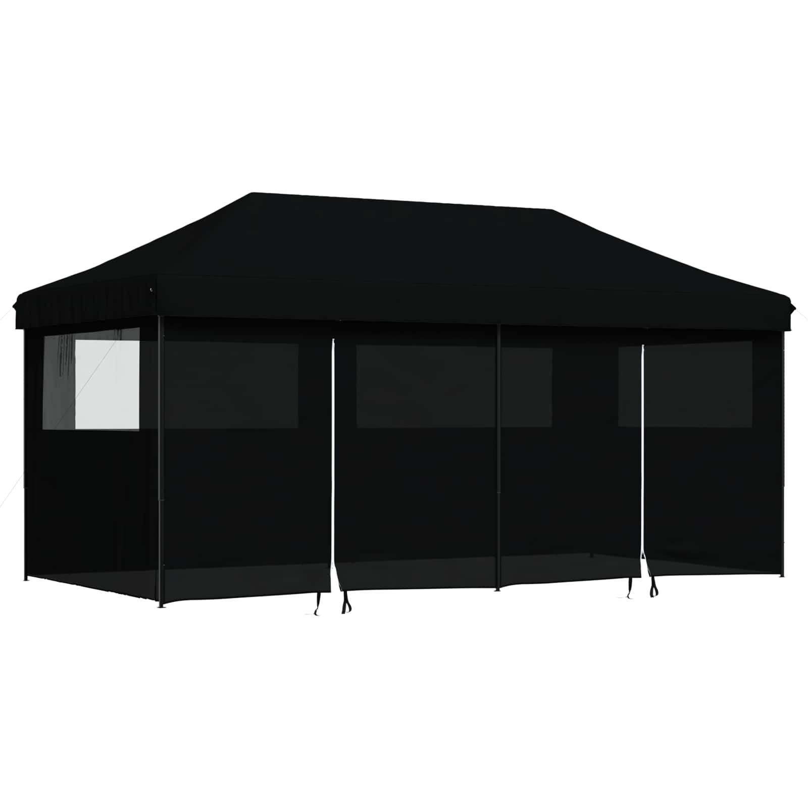Partytent Zwart 292 x 580 x 315 cm Oxford Stof is nu te koop bij PeponiXL, paradijselijk wonen!