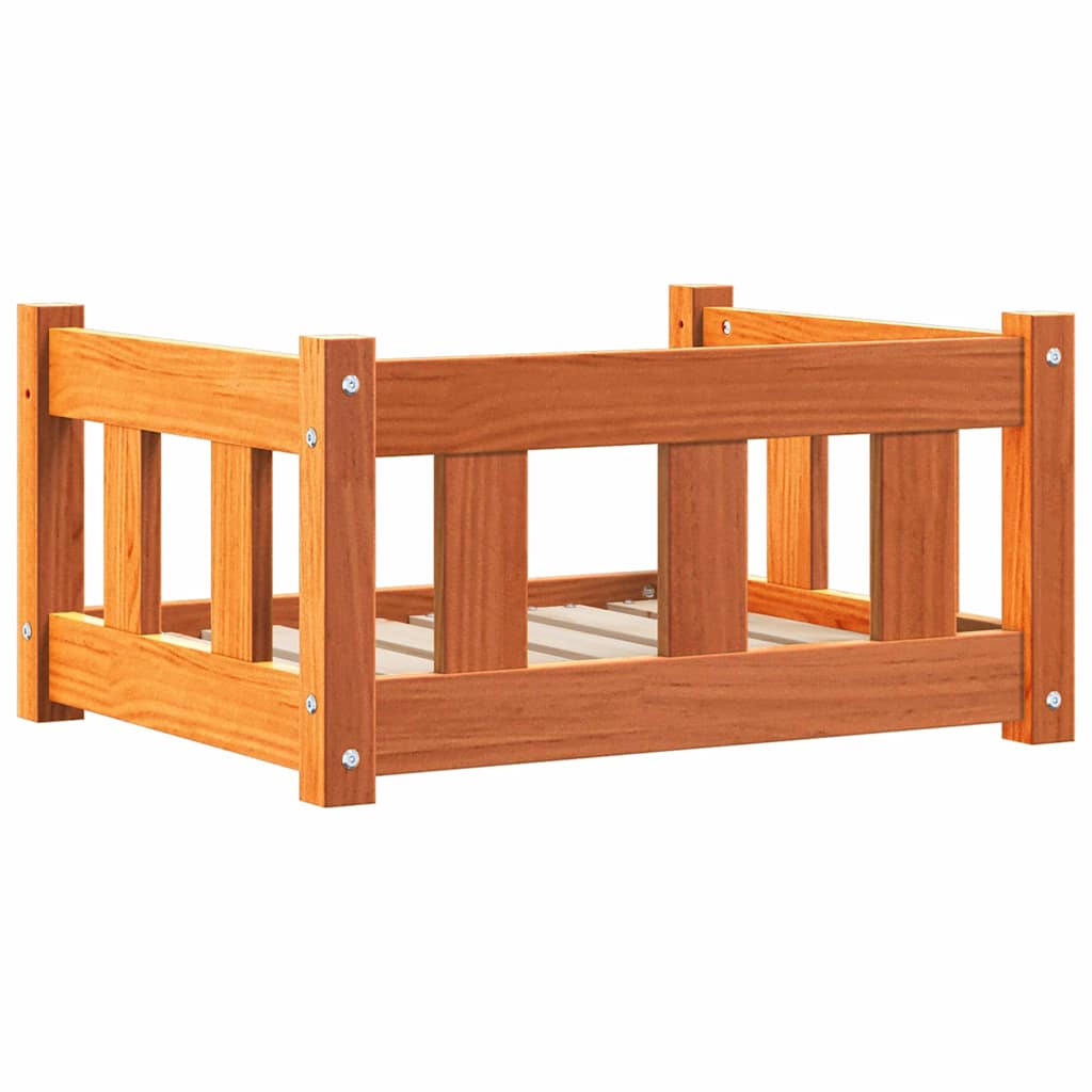 Hondenbed Wasbruin 55 x 45 x 28 cm Massief grenenhout is nu te koop bij PeponiXL, paradijselijk wonen!