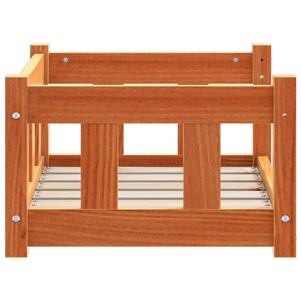 Hondenbed Wasbruin 55 x 45 x 28 cm Massief grenenhout is nu te koop bij PeponiXL, paradijselijk wonen!