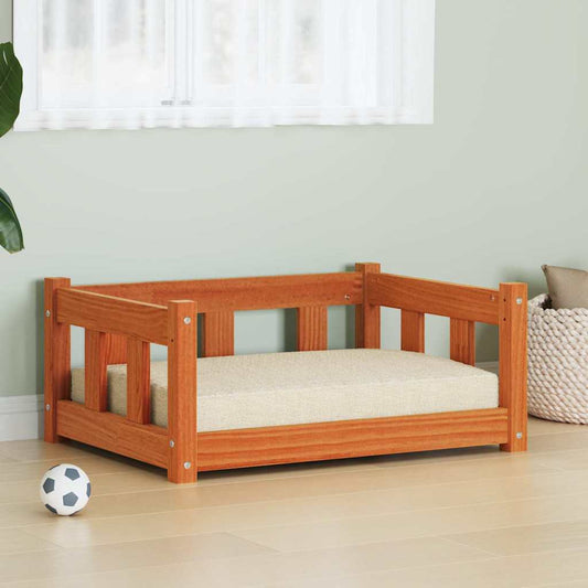 Hondenbed Wasbruin 65,5 x 50,5 x 28 cm Massief grenenhout is nu te koop bij PeponiXL, paradijselijk wonen!