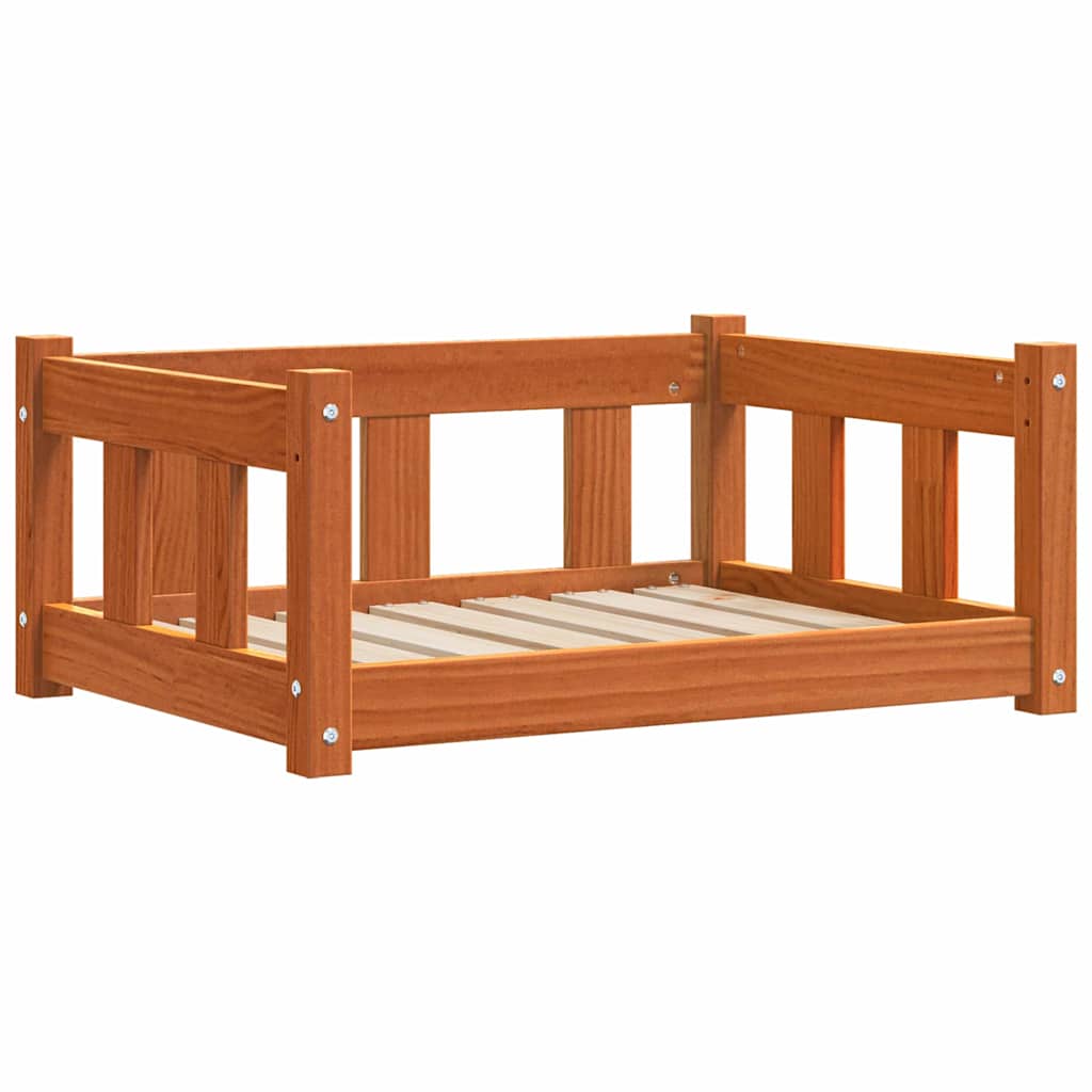 Hondenbed Wasbruin 65,5 x 50,5 x 28 cm Massief grenenhout is nu te koop bij PeponiXL, paradijselijk wonen!