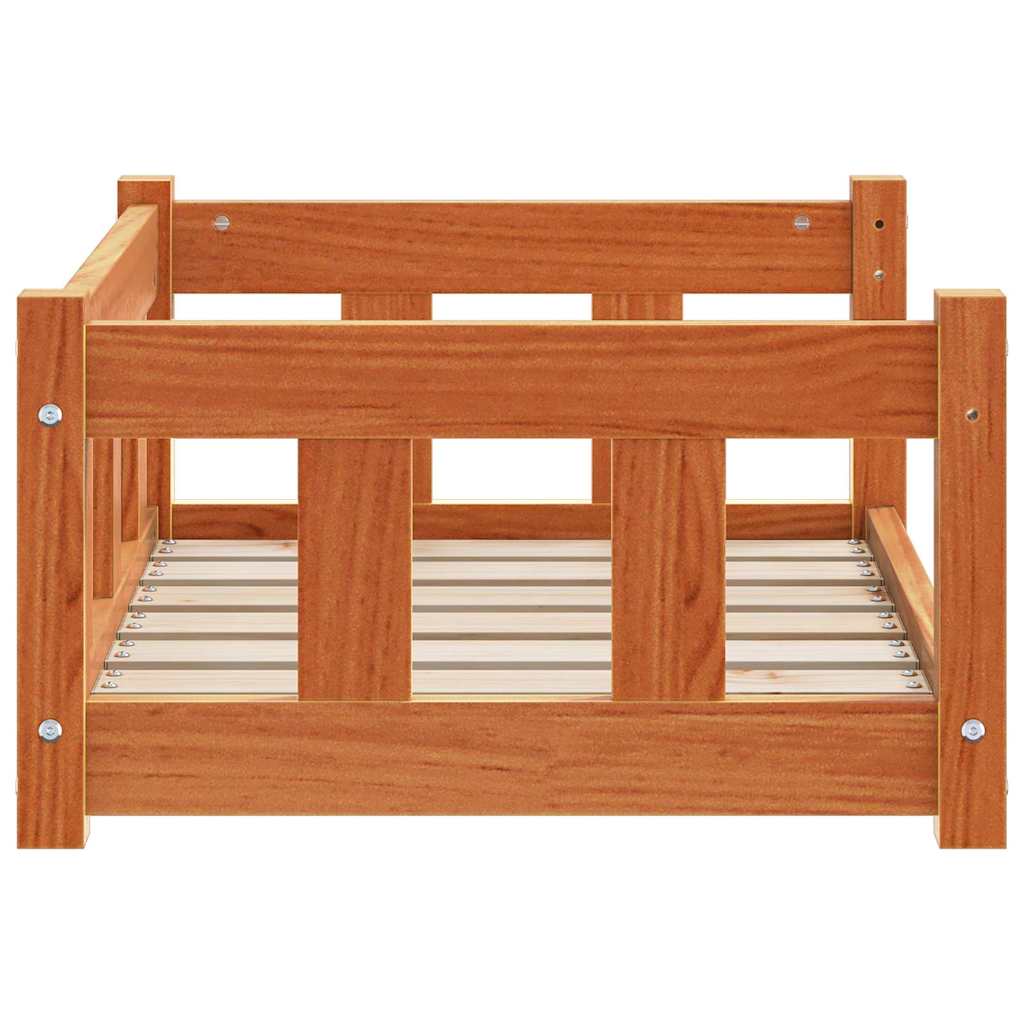 Hondenbed Wasbruin 65,5 x 50,5 x 28 cm Massief grenenhout is nu te koop bij PeponiXL, paradijselijk wonen!