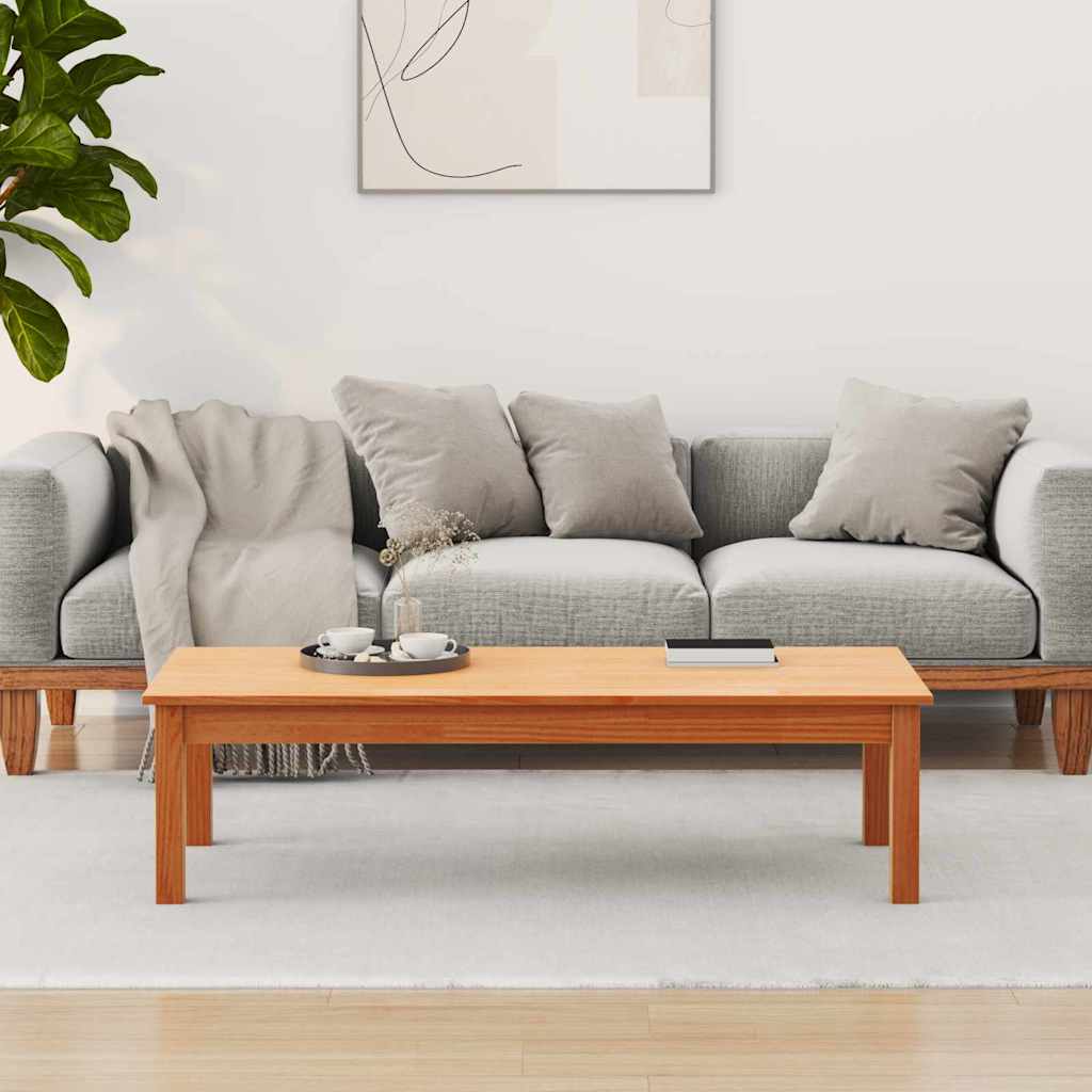 Salontafel Max Bruin 110 x 50 x 30 cm Massief grenenhout is nu te koop bij PeponiXL, paradijselijk wonen!