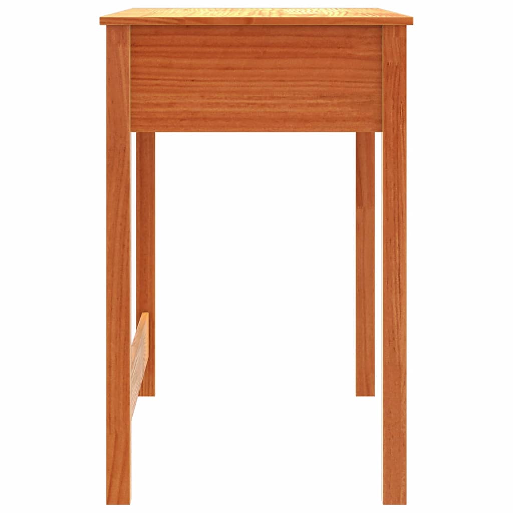 Bureau met lade Max Bruin 100 x 50 x 78 cm Massief grenenhout is nu te koop bij PeponiXL, paradijselijk wonen!