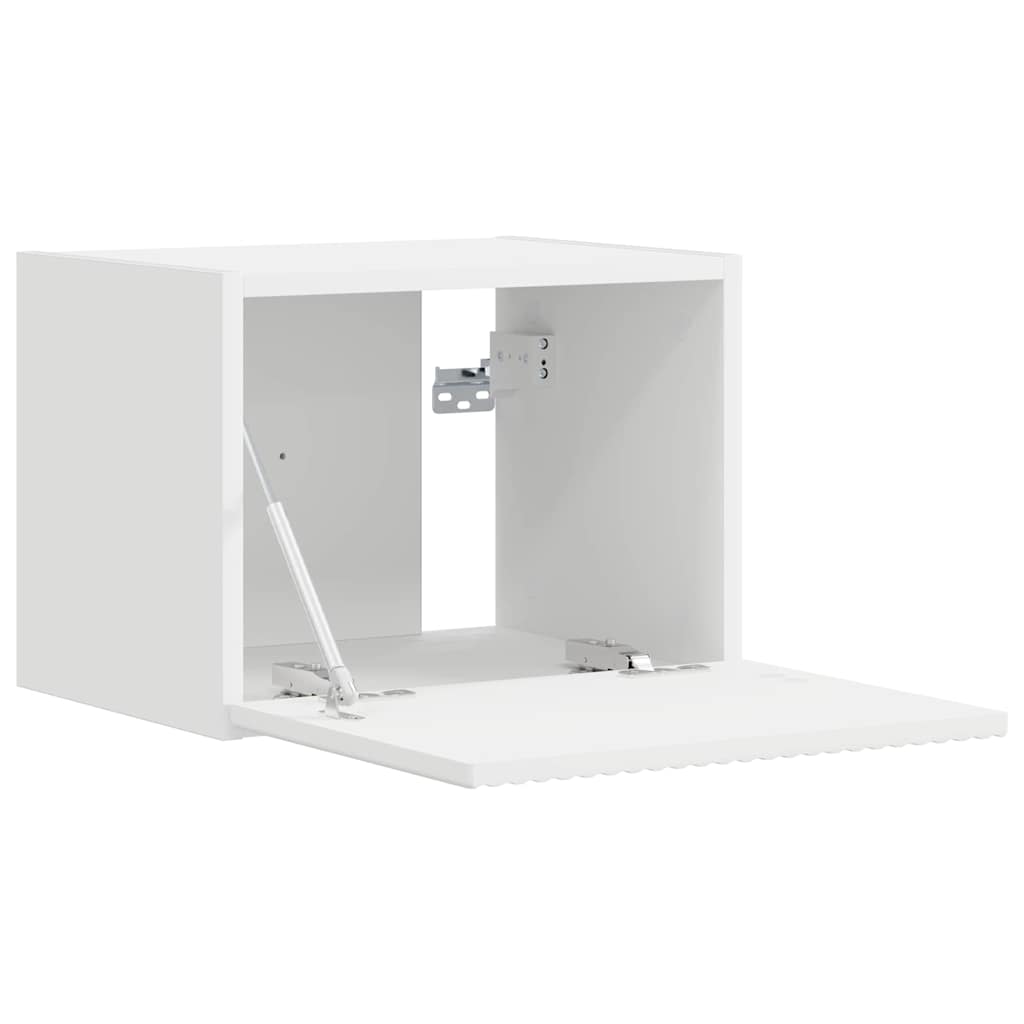 TV Wandkast Wandgemonteerd Wit 39 x 31 x 29,5 cm Bewerkt hout is nu te koop bij PeponiXL, paradijselijk wonen!