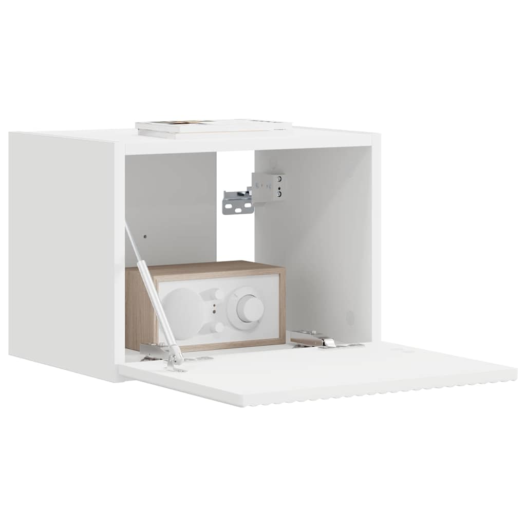 TV Wandkast Wandgemonteerd Wit 39 x 31 x 29,5 cm Bewerkt hout is nu te koop bij PeponiXL, paradijselijk wonen!