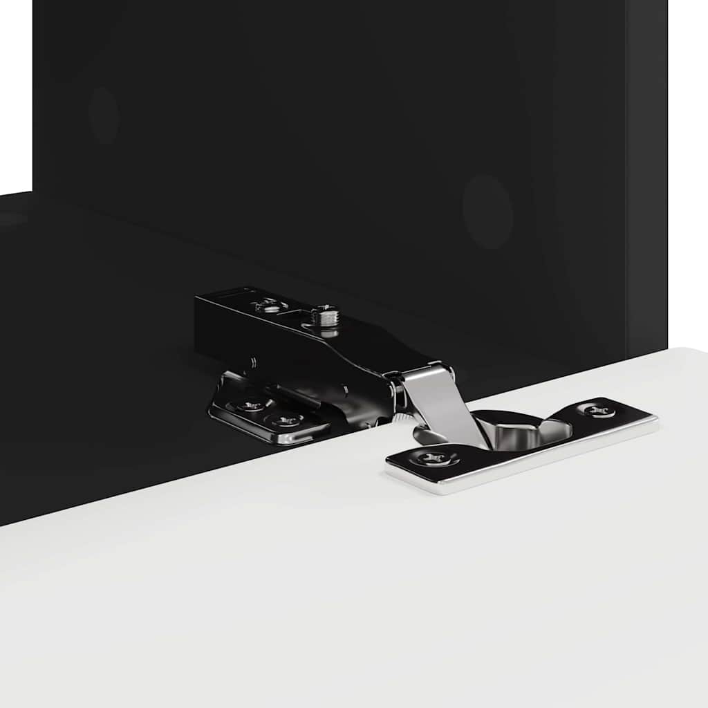 TV Wandkast 2 pcs Zwart 39 x 31 x 29,5 cm Bewerkt hout is nu te koop bij PeponiXL, paradijselijk wonen!