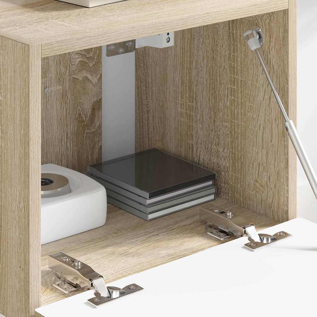TV Wandkast Sonoma 39 x 31 x 29,5 cm Bewerkt hout is nu te koop bij PeponiXL, paradijselijk wonen!