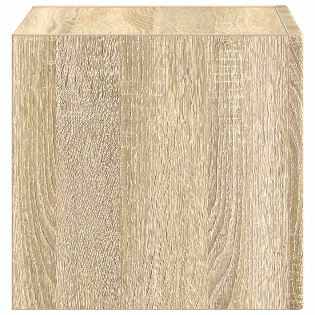 TV Wandkast Sonoma 39 x 31 x 29,5 cm Bewerkt hout is nu te koop bij PeponiXL, paradijselijk wonen!