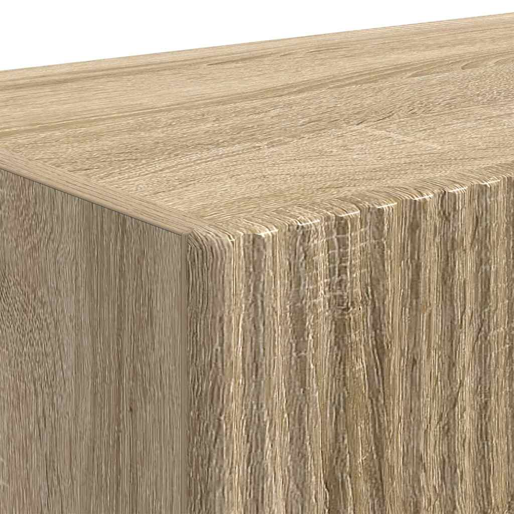 TV Wandkast 2 pcs Sonoma 39 x 31 x 29,5 cm Bewerkt hout is nu te koop bij PeponiXL, paradijselijk wonen!