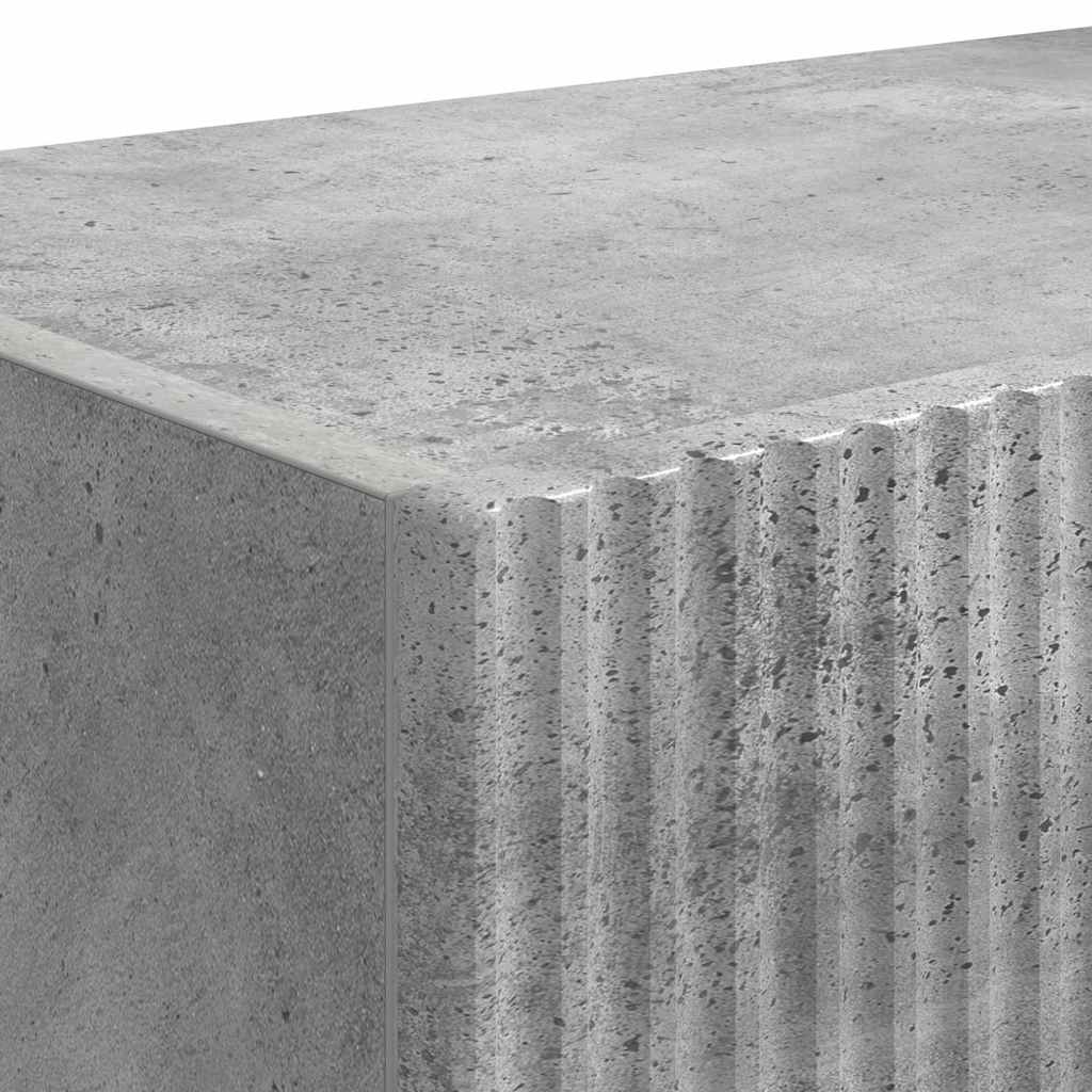 TV Wandkast Wandgemonteerd Beton 39 x 31 x 29,5 cm Bewerkt hout is nu te koop bij PeponiXL, paradijselijk wonen!