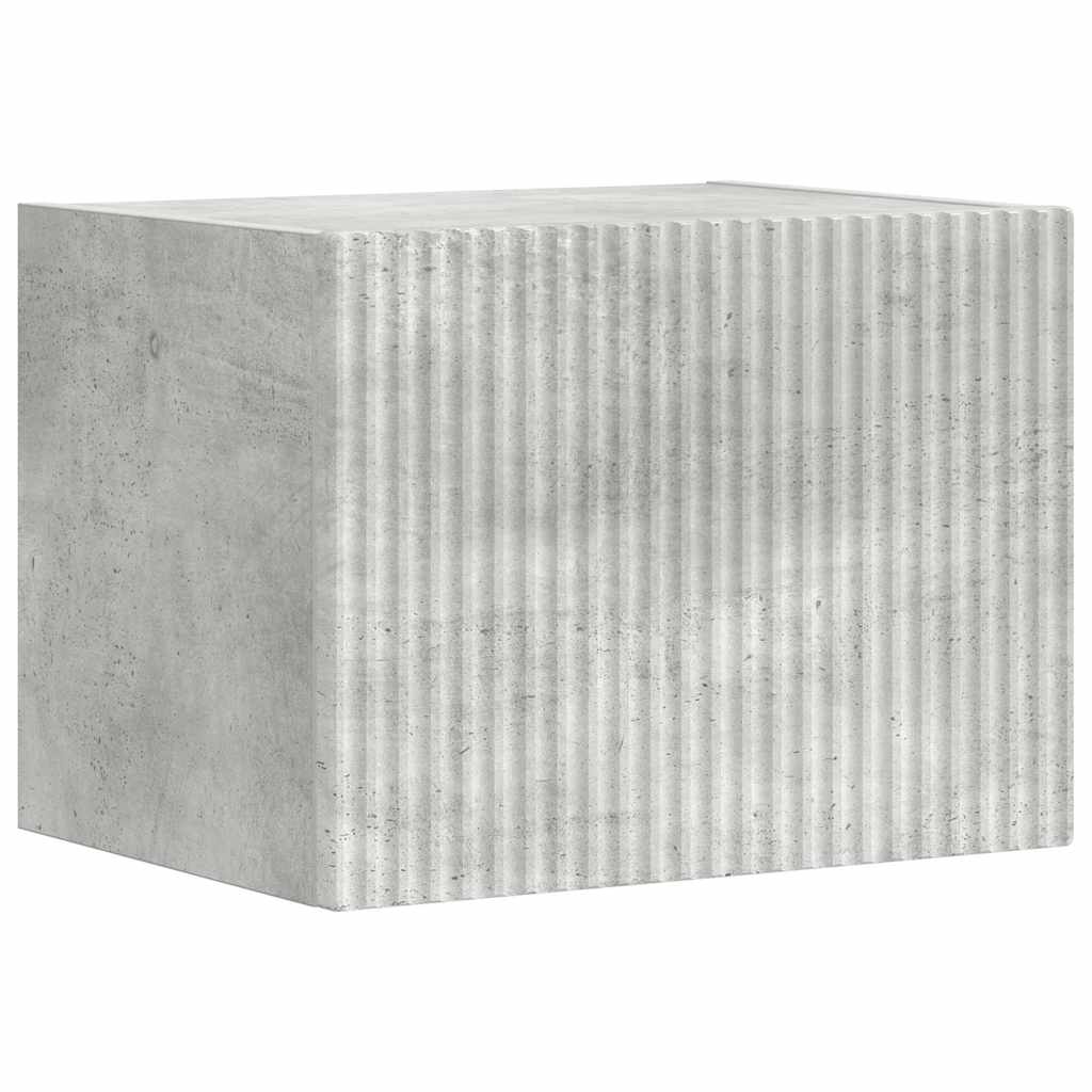 TV Wandkast Wandgemonteerd Beton 39 x 31 x 29,5 cm Bewerkt hout is nu te koop bij PeponiXL, paradijselijk wonen!
