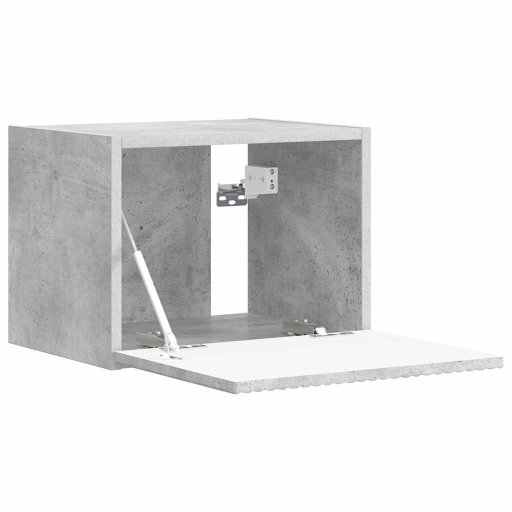 TV Wandkast Wandgemonteerd Beton 39 x 31 x 29,5 cm Bewerkt hout is nu te koop bij PeponiXL, paradijselijk wonen!