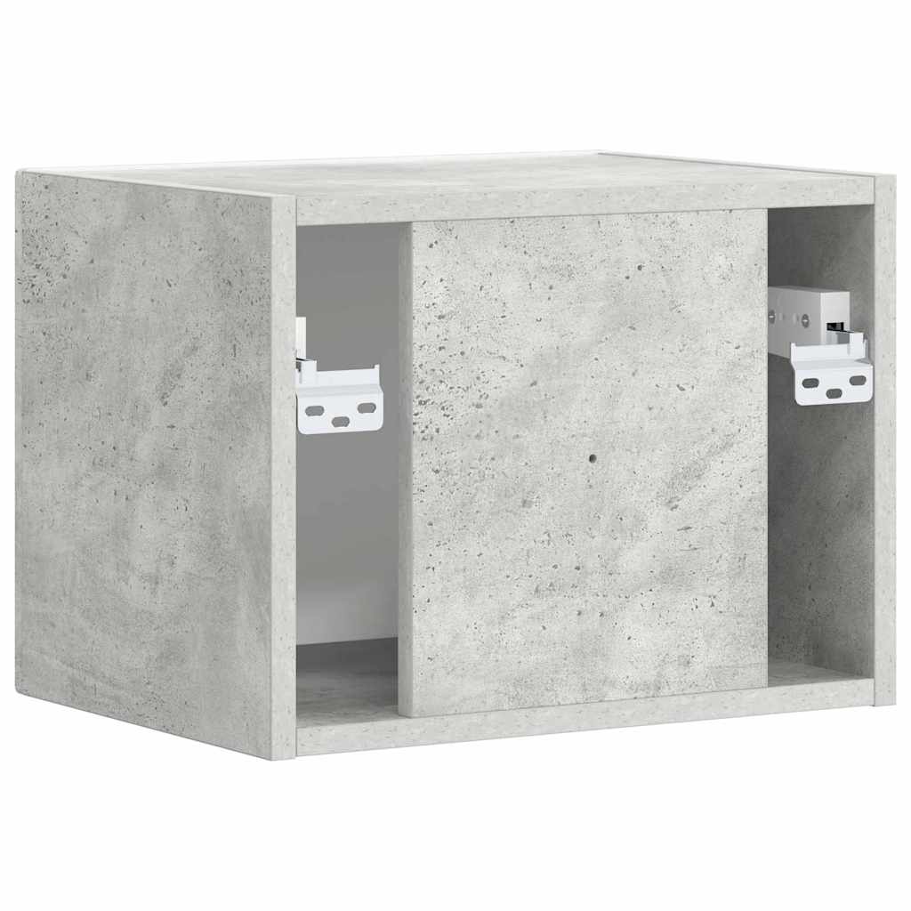 TV Wandkast Wandgemonteerd Beton 39 x 31 x 29,5 cm Bewerkt hout is nu te koop bij PeponiXL, paradijselijk wonen!