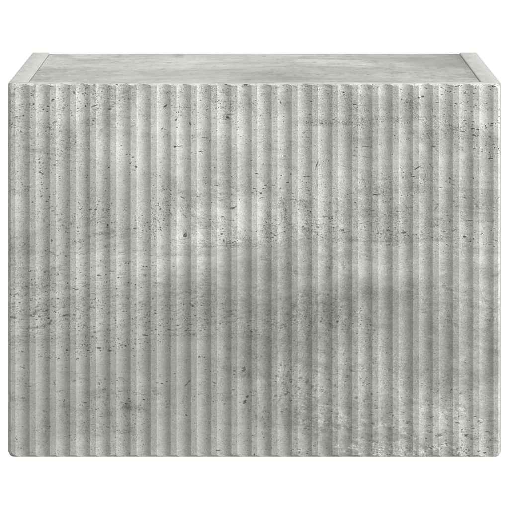 TV Wandkast Wandgemonteerd Beton 39 x 31 x 29,5 cm Bewerkt hout is nu te koop bij PeponiXL, paradijselijk wonen!