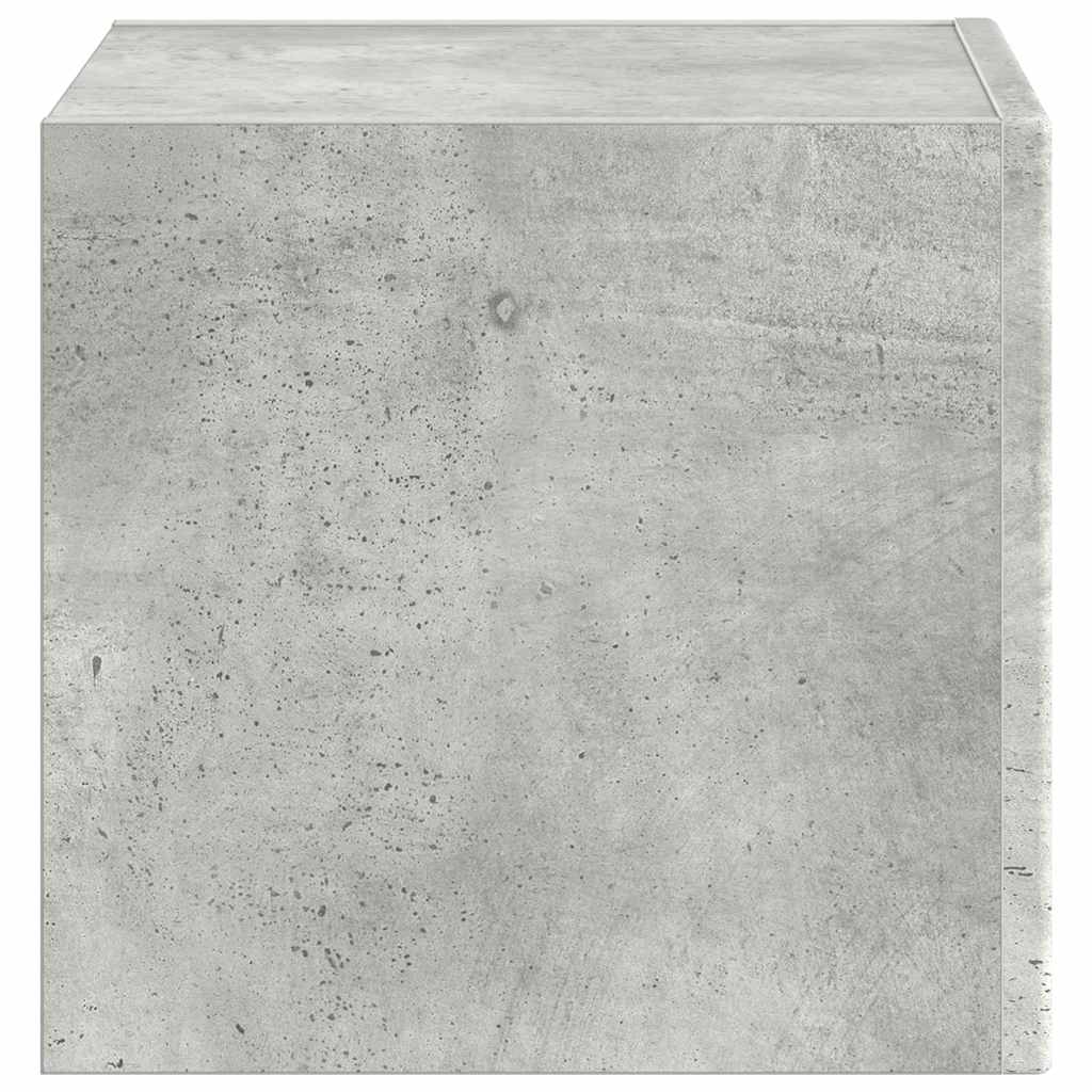 TV Wandkast Wandgemonteerd Beton 39 x 31 x 29,5 cm Bewerkt hout is nu te koop bij PeponiXL, paradijselijk wonen!