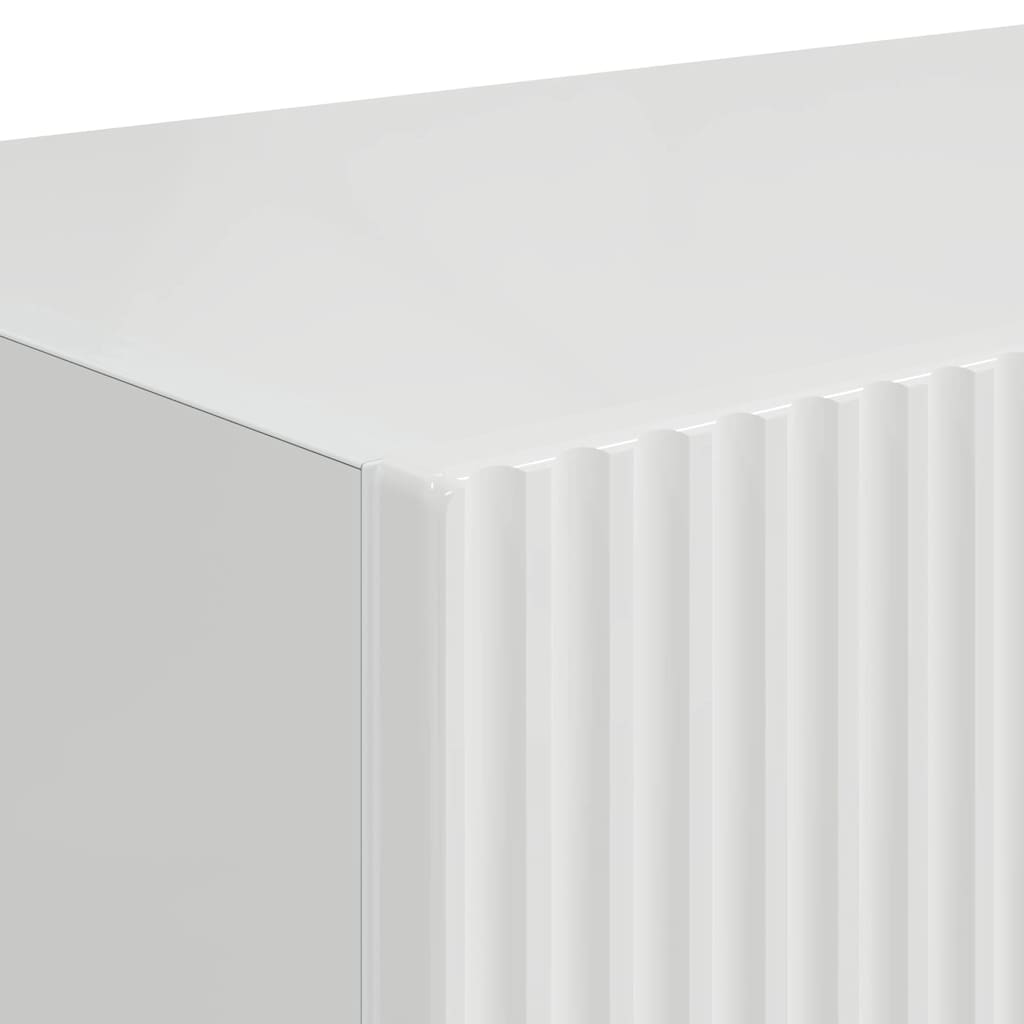 TV Wandkast Glanzend Wit 39 x 31 x 29,5 cm Bewerkt hout is nu te koop bij PeponiXL, paradijselijk wonen!