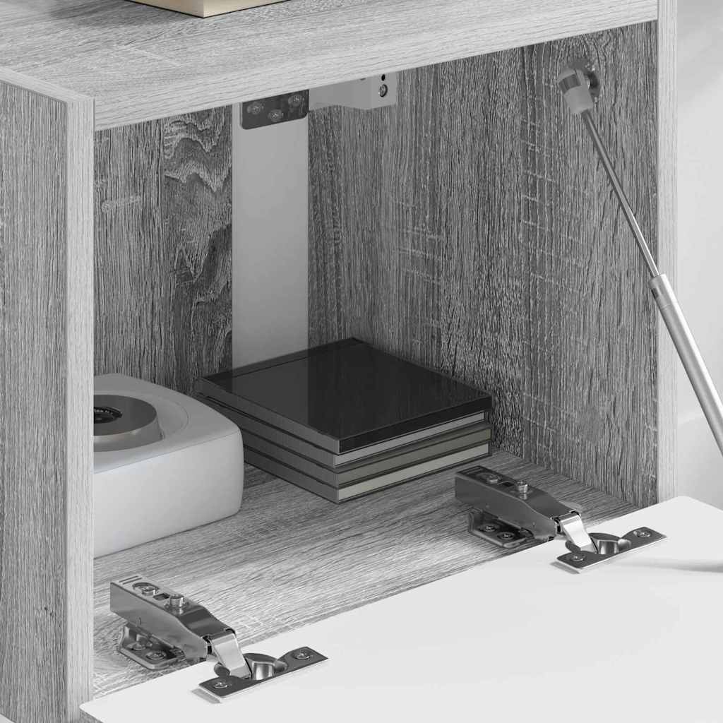 TV Wandkast Grijs Sonoma 39 x 31 x 29,5 cm Bewerkt hout is nu te koop bij PeponiXL, paradijselijk wonen!