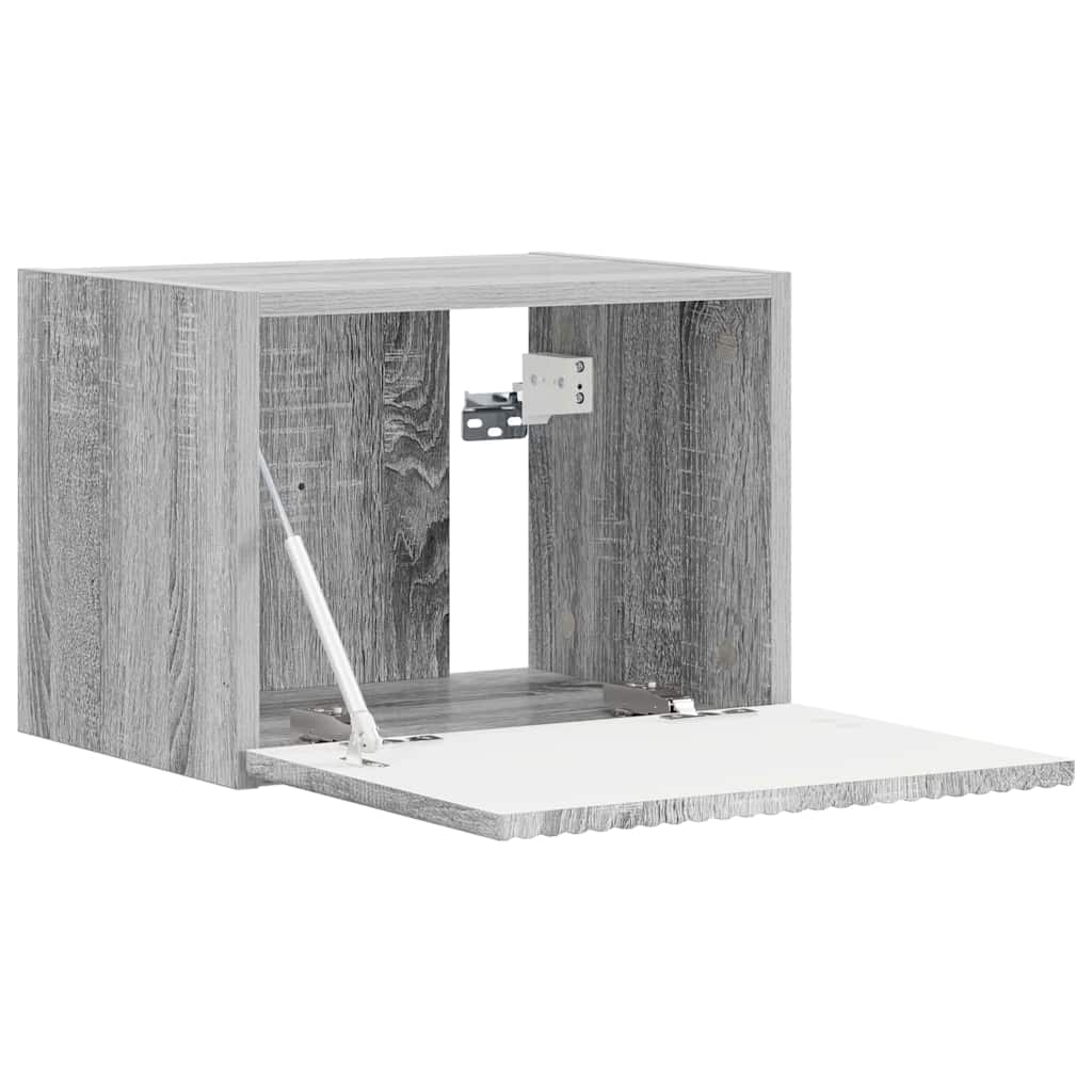 TV Wandkast Grijs Sonoma 39 x 31 x 29,5 cm Bewerkt hout is nu te koop bij PeponiXL, paradijselijk wonen!