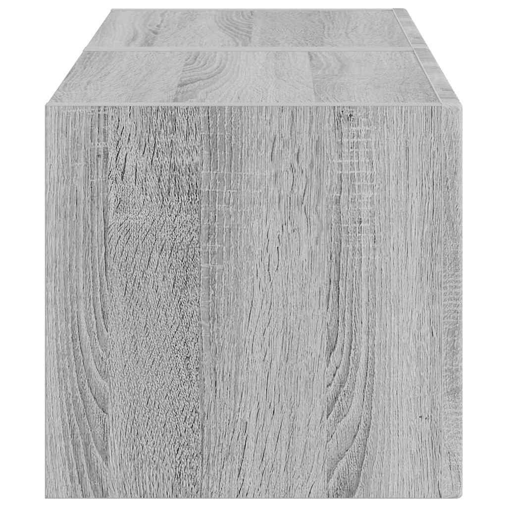 TV Wandkast 2 pcs Grijs Sonoma 39 x 31 x 29,5 cm Bewerkt hout is nu te koop bij PeponiXL, paradijselijk wonen!