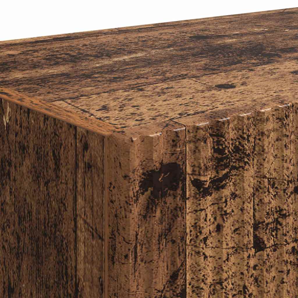 TV Wandkast Oud Hout 39 x 31 x 29,5 cm Bewerkt hout is nu te koop bij PeponiXL, paradijselijk wonen!