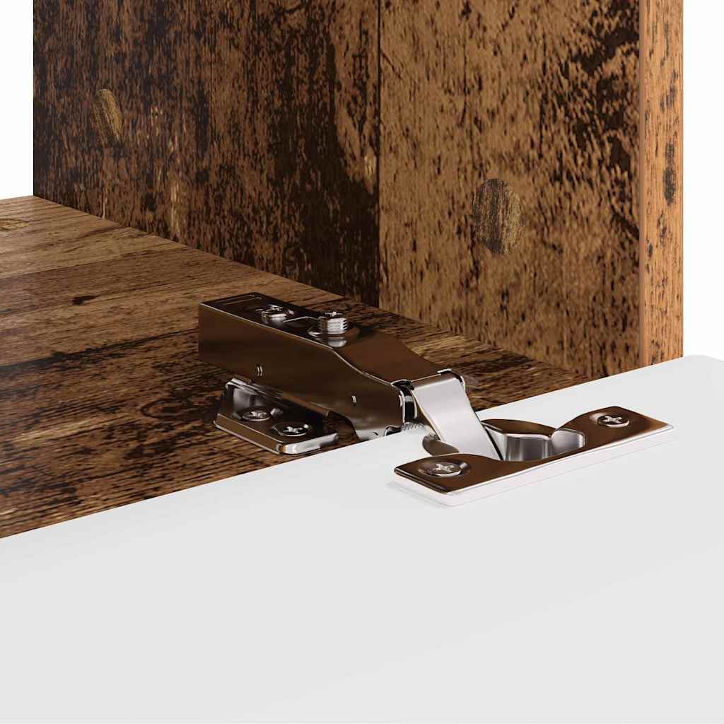 TV Wandkast Oud Hout 39 x 31 x 29,5 cm Bewerkt hout is nu te koop bij PeponiXL, paradijselijk wonen!