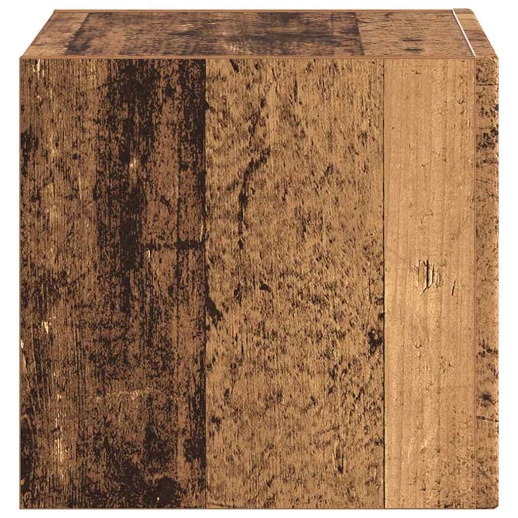 TV Wandkast Oud Hout 39 x 31 x 29,5 cm Bewerkt hout is nu te koop bij PeponiXL, paradijselijk wonen!