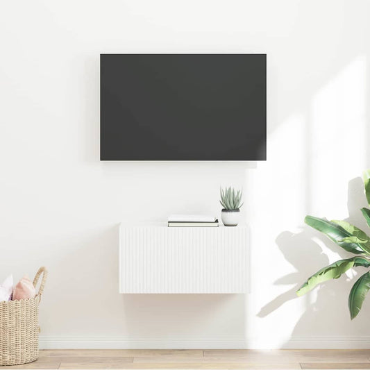 TV Wandkast Wandgemonteerd Wit 60 x 31 x 29,5 cm Bewerkt hout is nu te koop bij PeponiXL, paradijselijk wonen!